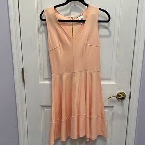 Bar III Elegant Peach Sleeveless Dress